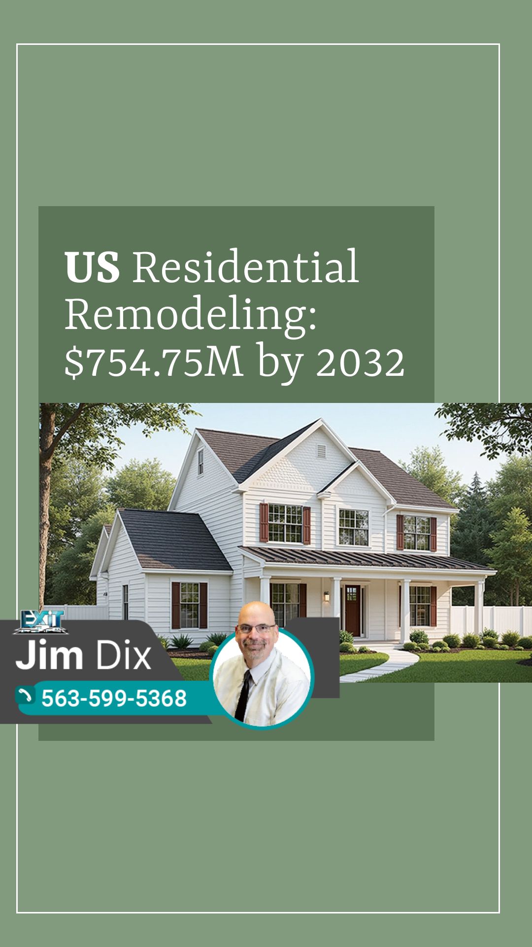 US Residential Remodeling: $754.75M by 2032